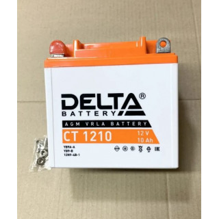 Аккумулятор мото 12В 10Ач Delta ct1210