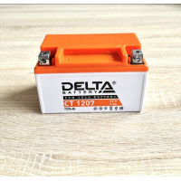 Аккумулятор мото 12В 7Ач Delta CT1207